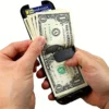 metal wallet wallet, RFID block minimalist wallet men's ultra thin aluminum clip pocket cash credit card holder - Image 2