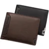 Men's Short Wallet Multi-Function Metal Edge Quick Access Card Holder RFID Blocking Slim Design - Image 5
